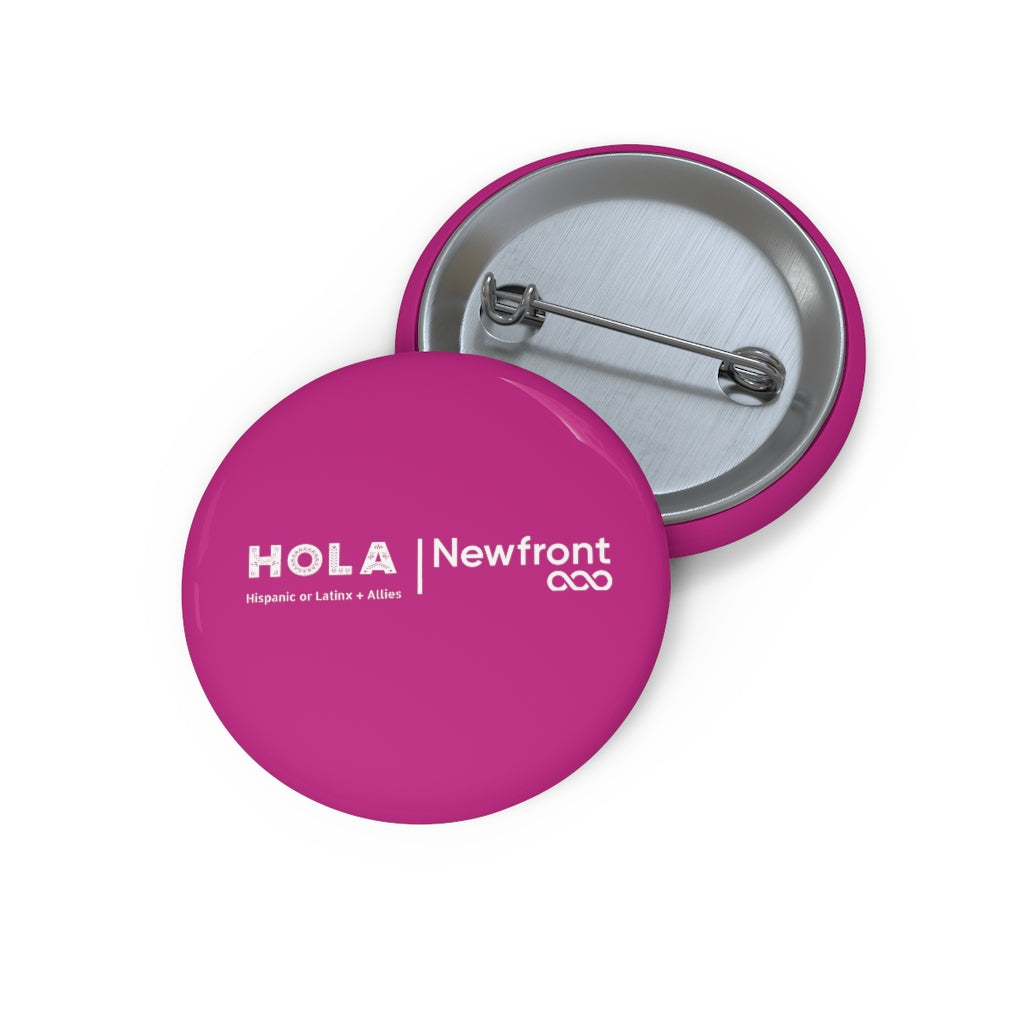 HOLA Pin Button - Pink